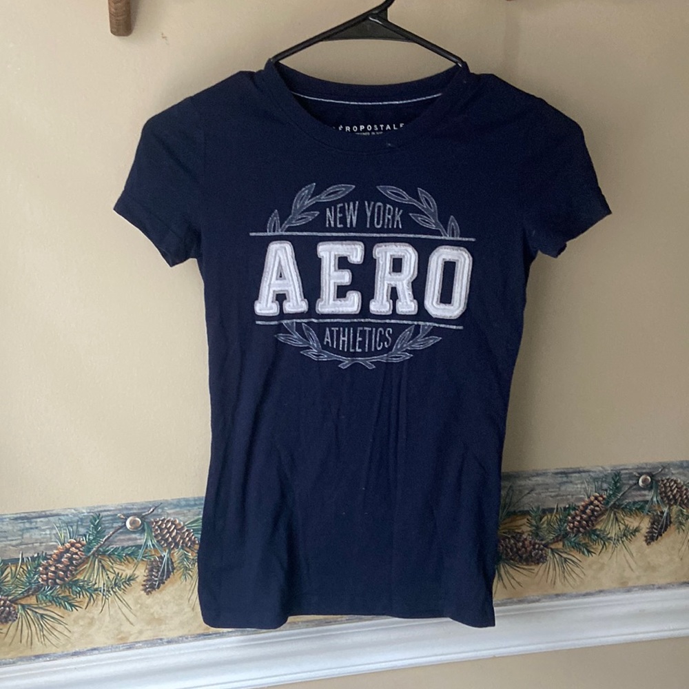 Aeropostale navy blue shirt, size xs